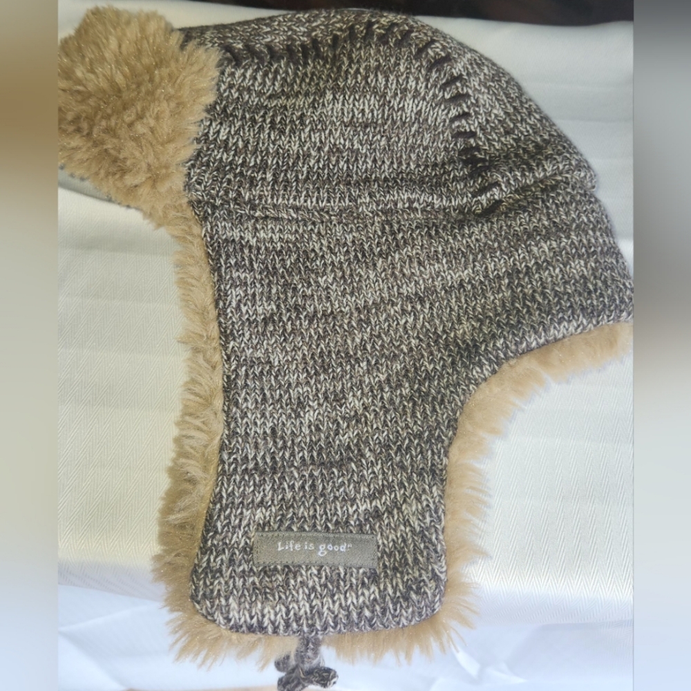 LIFE IS GOOD ELMER FUZZ TRAPPER HAT OS NWT